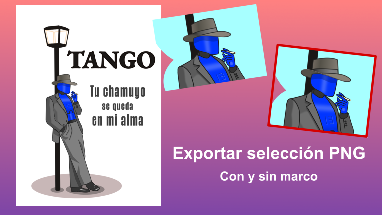 Cómo exportar parte de un dibujo en formato PNG